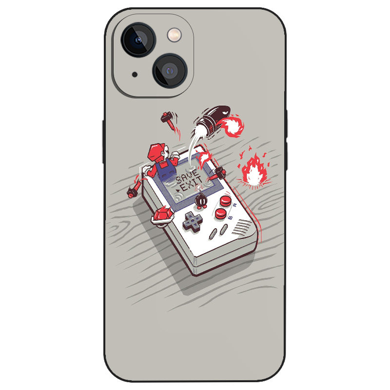 马里奥小众简约原创手机壳XS适用iPhone16液态硅胶小米13全包12防摔14华为mate60苹果15ProMax玻璃欧美保护套