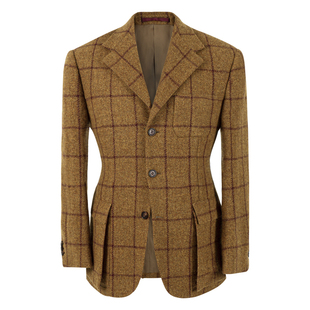 【1930s 520g重全羊毛】CULTUM秋冬复古加厚粗纺格子西服男士西装