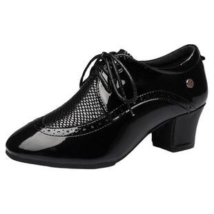 gy女教师拉丁舞舞鞋超纤亮皮漆皮广场国标舞蹈鞋形体鞋