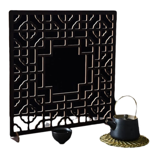 复古光影拍照道具ins中国风镂空摄影窗格投影拍摄背景板影子中式假窗制造光影拍照零食点心拍摄背景摆件