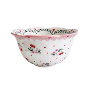 Cath Kidston陶瓷花边碗大容量家用米饭碗汤碗水果餐具生日礼物女