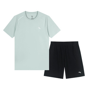 安踏运动套装男2026夏季新款体育中考专用衣服学生体测跑步速干衣