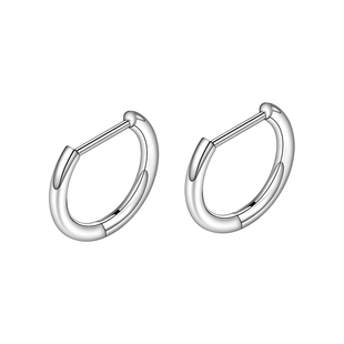 F136钛合金耳圈素圈医用植入级D型直针耳环耳骨圈防致敏养耳洞