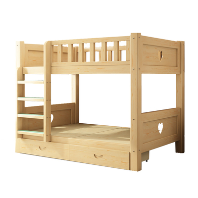 高低床实木多功能简约