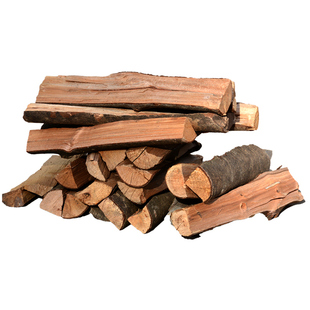 干木柴八角柴家用户外篝火壁炉真火木柴取暖农村烧火一吨木头木材