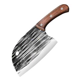 龙泉刀具套装手工锻打刀家用菜刀菜板二合一厨房全套厨具砧板组合