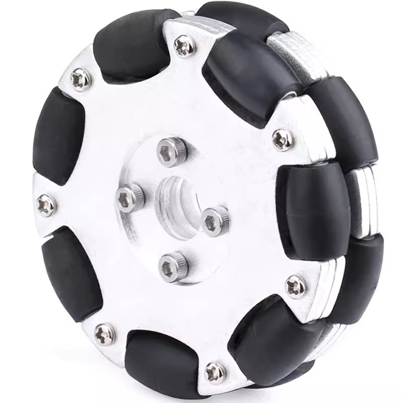 58MM金属全向轮 福来轮 82MM全向轮  omni Robot ROS平台全向运动