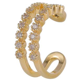 无耳洞耳环韩国气质网红2026新款爆款高级感耳骨夹满钻小众设计感