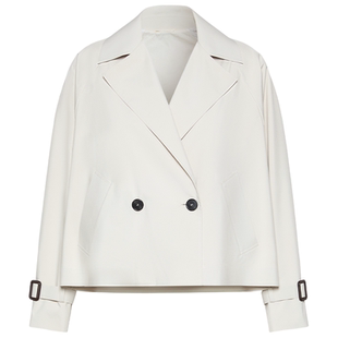 Weekend MaxMara 2026早秋新款女装短款双排扣风衣5026016106