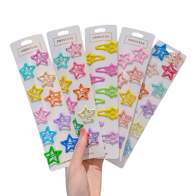 y2k多巴胺彩色网红发夹女侧边