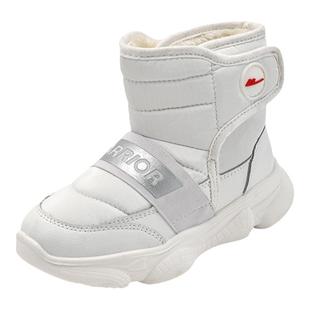 回力童鞋儿童雪地靴2024冬季新款女童棉短靴子男童靴子保暖大棉鞋