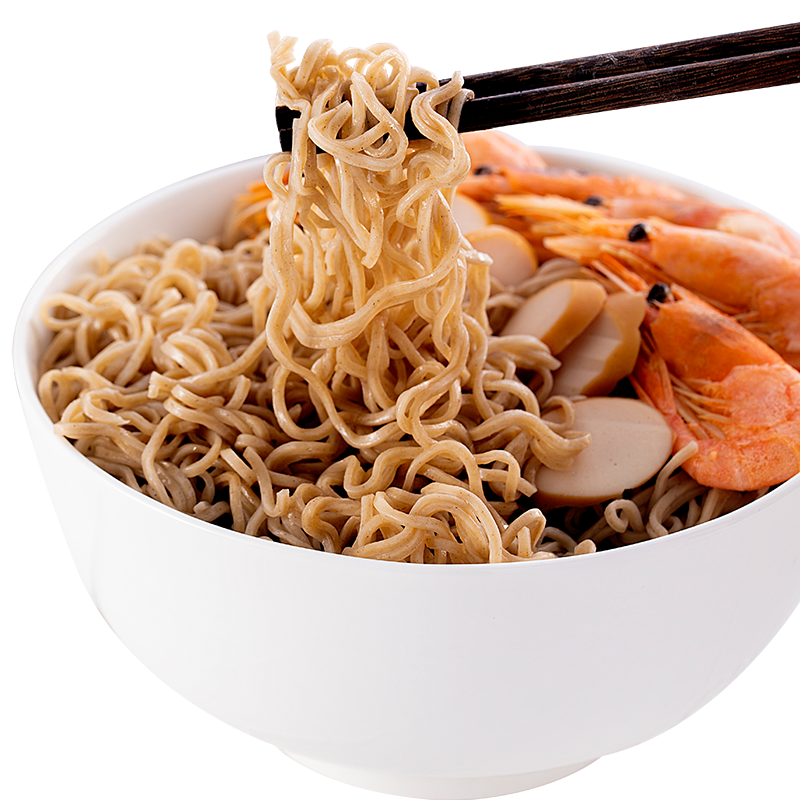 小鸡收腹健身主食免煮荞麦方便面
