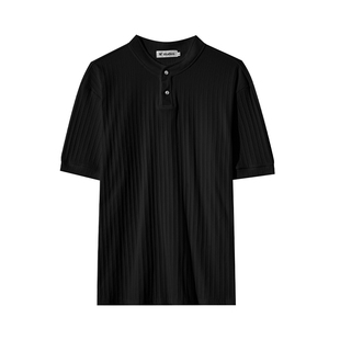 Hualun夏季痞帅高级感polo衫男款高质量短袖T恤cleanfit休闲上衣