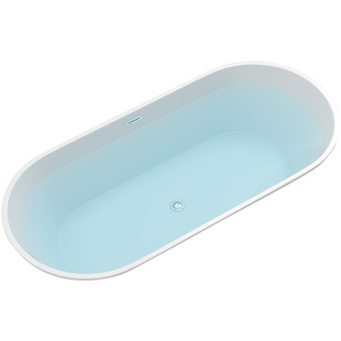 亚克力浴缸家用嵌入式椭圆形日式双人浴盆小户型网红酒店大浴池