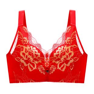 女士内衣无钢圈聚拢奶罩收副乳女人胸罩收副乳防下垂上托性感套装