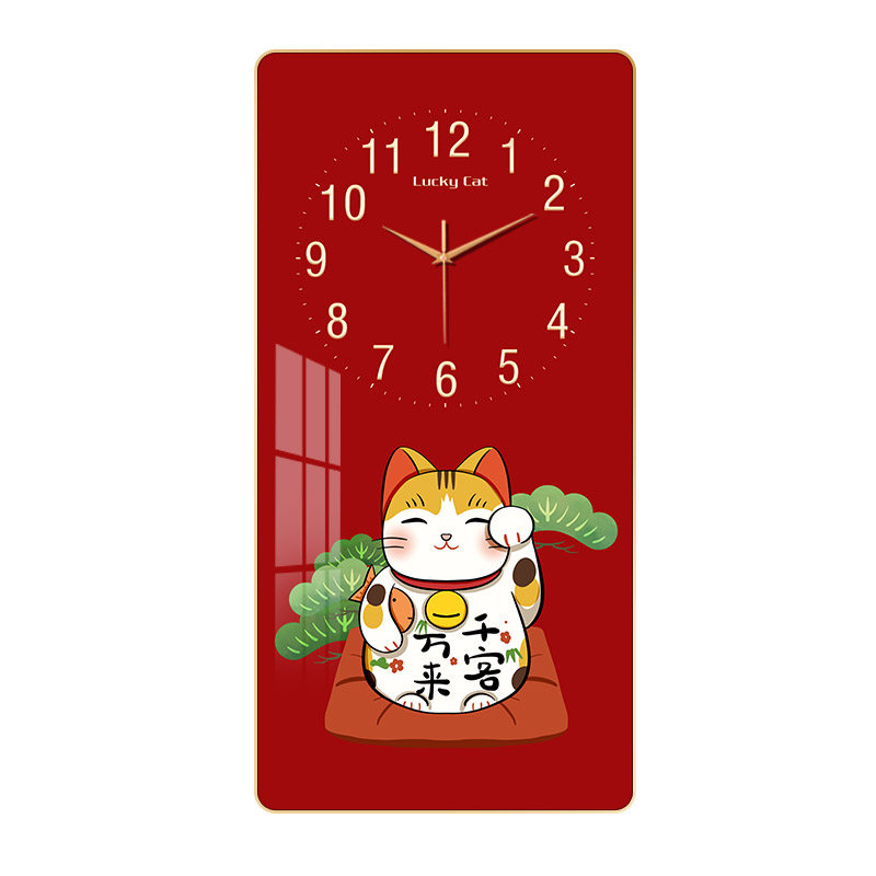 招财猫餐厅装饰画简约现代