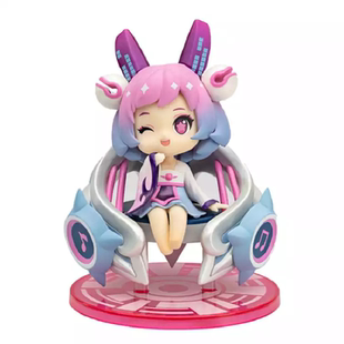 【2018年限定】王者荣耀正版 天籁弦音蔡文姬Q版手办紫色异色摆件