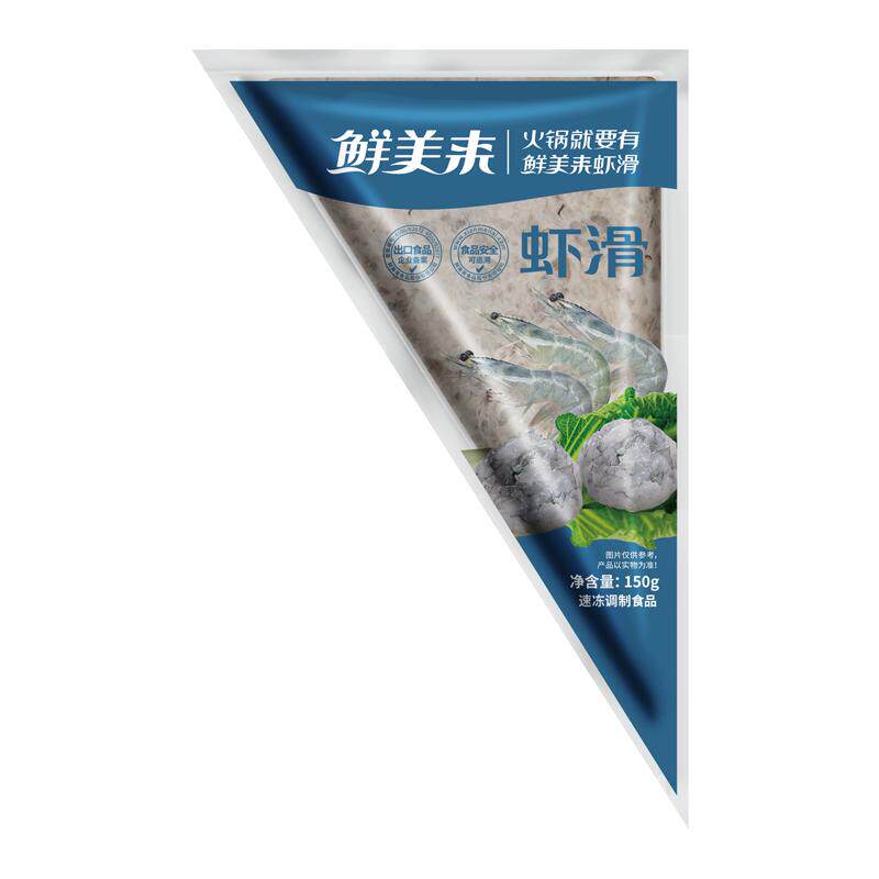 鲜美来AAA虾滑150g甄选品质新鲜虾滑火锅食材虾仁虾丸虾球虾饼