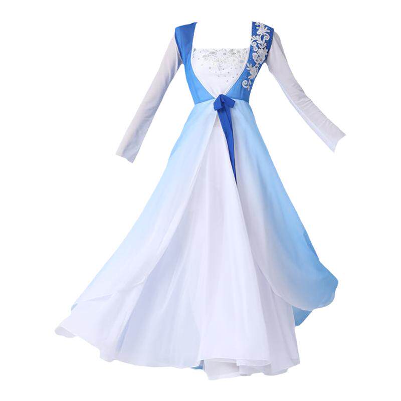 中国舞舞蹈服成人桃李杯大气开场舞大摆裙演出服舞蹈裙古典飘逸女