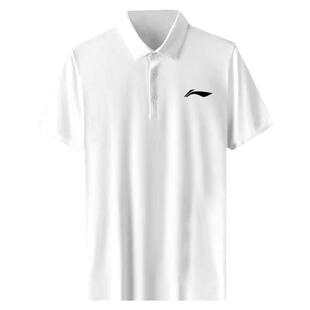 李宁运动polo衫男短袖翻领T恤2026夏季新款速干男士半袖健身上衣