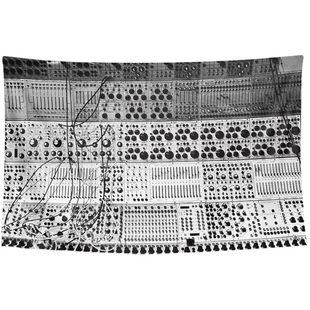 潮流电子音乐合成器键盘写真周边海报宿舍装饰画背景墙布挂布挂毯