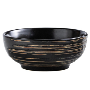 日式复古陶瓷吃饭米饭碗家用餐具碗具套装小碗汤碗早餐碗小米粥碗