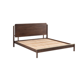 川谷床 致家家居 |2025新款实木床全实木排骨架床1米8双人大床