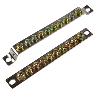 零排地排 5位7线10孔接地排接零线接线端子排 零地排地线铜排2*20