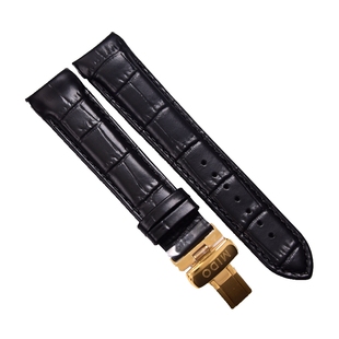 美度表带m024布鲁纳原装弧口真皮表带m024.407/630男20 21mm皮带