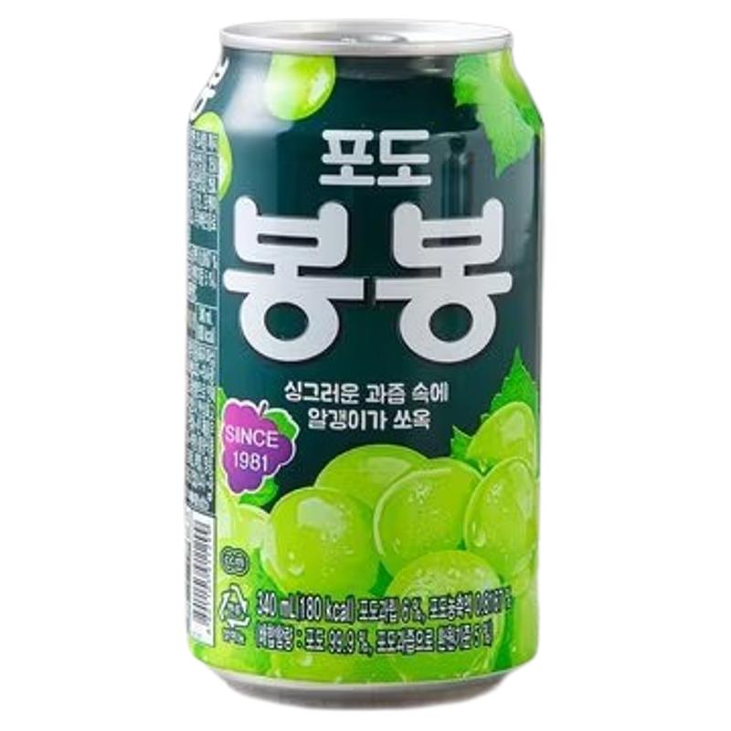 韩国进口海太乐天果肉果汁饮料
