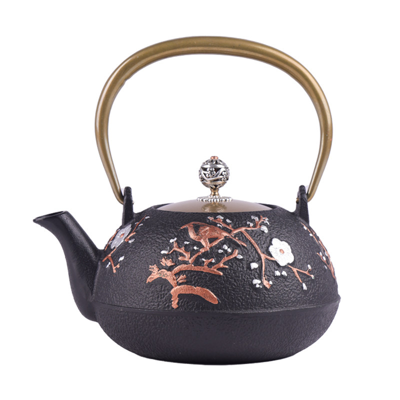 铸铁煮茶壶日式家用泡茶壶碳火炉电陶炉煮茶器围炉煮茶明火烧水壶