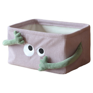 卡通可折叠收纳筐零食玩具收纳盒加厚布艺可水洗可爱杂物整理箱