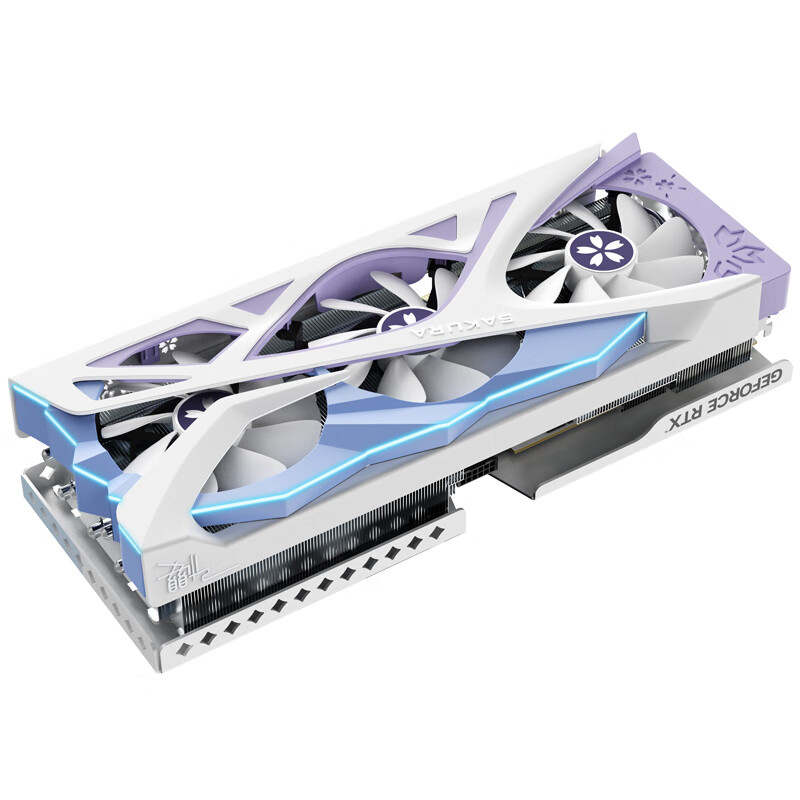 【12期免息】盈通AMD RX9070XT樱瞳花嫁16G白台式电脑ai游戏显卡