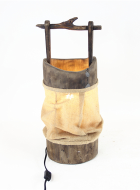 实木质装饰台灯床家居床头落地灯