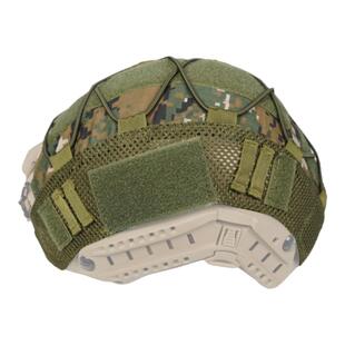 FAST新款头盔布MC迷彩弹力绳盔罩布伪装帽套战术头盔改装配件CP