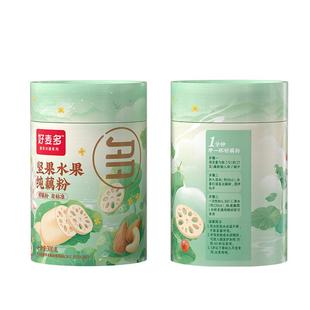 好麦多水果坚果桂花莲子玫瑰银耳纯藕粉汉川藕粉正品早餐冲饮300g