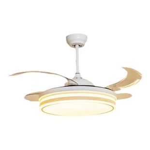 钻石牌隐形风扇灯吊扇灯餐厅客厅家用一体电风扇灯卧室吸顶风扇灯