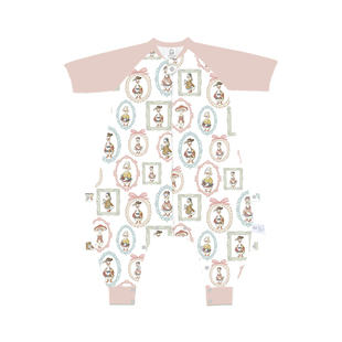 721星球婴幼儿睡袋夏季双层纱布薄款七分袖儿童分腿宝宝防踢被