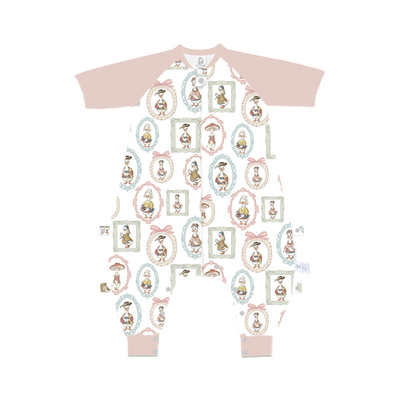 721星球婴幼儿睡袋夏季双层纱布薄款七分袖儿童分腿宝宝防踢被