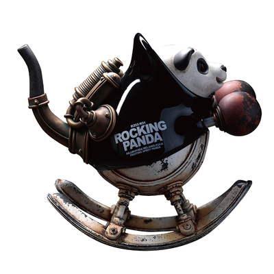 末那末匠松冈道弘熊猫艺术雕像