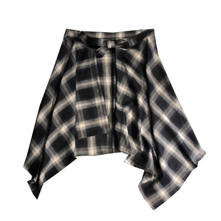 tryex遮屁帘女腰封下摆腰格子街舞裙男腰带叠穿系腰封衬衫裙摆衬