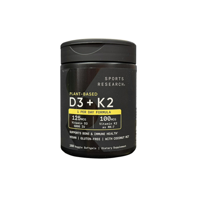 160粒美国进口植物维生素D3+K2