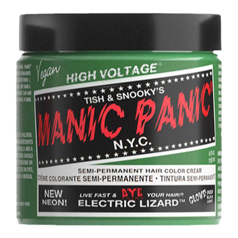 Manicpanic mp染发膏斑蓝女流行色纯植物无刺激染发染发膏剂