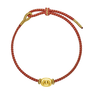 老凤祥凤享好礼五路财神手办足金转运珠手绳生日新年元旦礼物跨年