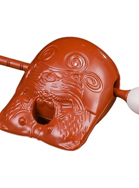 木鱼可爱敲打乐器老式实木法器