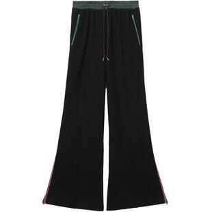 IT kolor女装喇叭裤长裤新品时尚活力拼色阔腿裤休闲裤04201XK