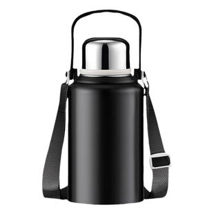 双饮大容量斜挎保温水杯户外运动家用司机便携保温水杯定制刻字杯