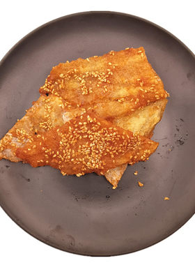 香辣蜜汁鳕鱼块即食零食500g