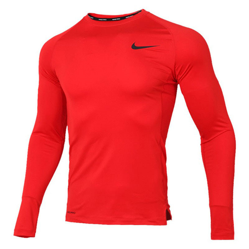 Nike/耐克正品PRO 男子长袖训练紧身上衣新款速干小勾BV5589-100