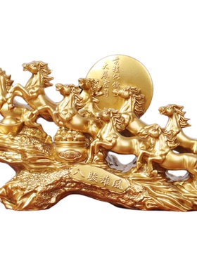 森木桐八骏雄风马摆件装饰礼品